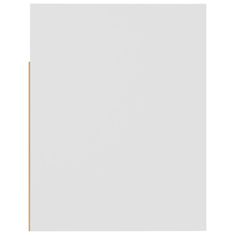 Vidaxl Závesná skrinka, biela 60x31x40 cm, drevotrieska