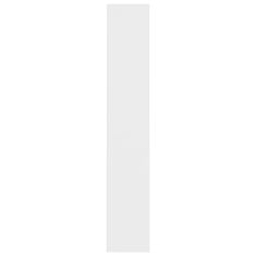 Vidaxl Skrinka na CD biela 21x16x93,5 cm drevotrieska