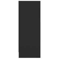 Vidaxl Skrinka na topánky čierna 60x35x92 cm drevotrieska