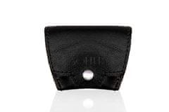 Solier Kožená peňaženka, peňaženka na mince SA10, čierna