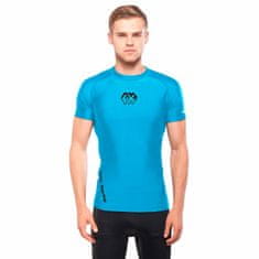 Aqua Marina Pánske lycrové tričko SCENE krátky rukáv modrá M