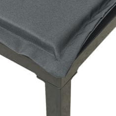 Vidaxl 7-dielna záhradná sedacia súprava čierna sivá polyratan