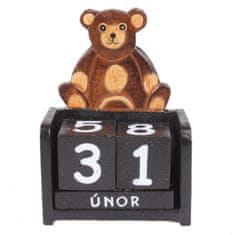 BATAVIA večný kalendár medveď hnedý