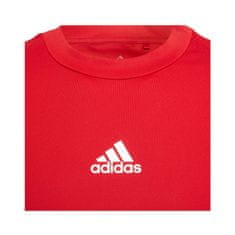 Adidas Tričko výcvik červená XS JR Techfit Compression