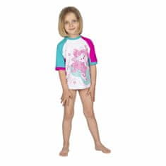 Mares Detské lycrové tričko SEASIDE RASHGUARD SHIELD GIRL ružová M (4/5 rokov)