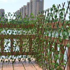 Vixson Výsuvný záhradný bariérový plot z umelého brečtanu, 30 x 80cm | GREENFENCE
