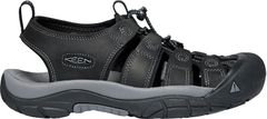 KEEN Pánske kožené sandále NEWPORT 1022247 black/steel grey (Veľkosť 42)
