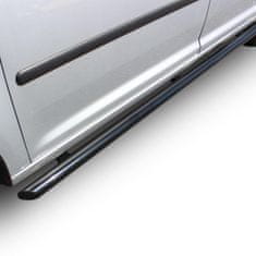 J&J Automotive Bočné nerezové rámy pre Volkswagen Caddy 2003-2015 60,3mm BLACK