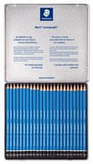 Staedtler Grafitové ceruzky "Mars Lumograph 100", 24 tvrdostí, šesťhranná, umelecká, 100 G24