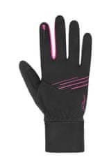 Etape Jasmine WS+ dámske rukavice čierna-ružová L
