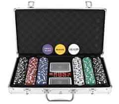 ISOTRA Poker sada 300 žetónov v kufri HQ, Iso 9554