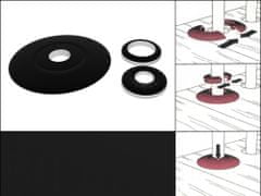 Dimex Plastové krytky na rúry, čierne - 2ks / bal