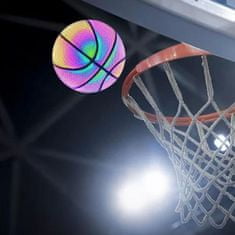 SOLFIT® Holografická basketbalová lopta - Priemer 24,6 cm | FLASHBALL