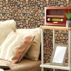 HOME & MARKER® Trojrozmerné samolepiace vodeodolné tapety na stenu v imitácii kameňa (10 ks) | STONEBLOCKS