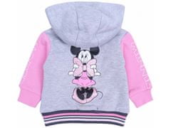 Disney Detská tepláková súprava Disney Minnie Mouse sivo-ružová bavlna 18-24 m 92 cm