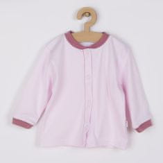 KOALA Dojčenský kabátik z organickej bavlny Lesné Priateľ ružový - 74 (6-9m)