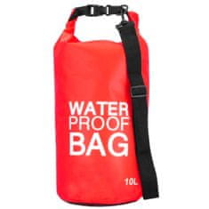 Vodotesný vak Dry Bag 10 l, červená T-229-CV