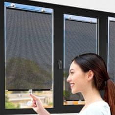 HOME & MARKER® Viacúčelová slnečná clona do auta a na okno s gumenými prísavkami (40x60 cm) | SUNGUARD