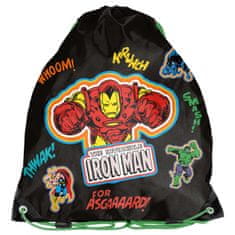 Paso Školský set trojkomorový batoh + vak na chrbát Iron Man