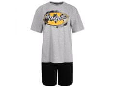 sarcia.eu Batman Pánske pyžamo s krátkym rukávom, sivočierne letné pyžamo XL