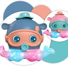 JOJOY® Interaktívna detská hračka chobotnica s hudbou a svetlami – modrá | OCTOPAL
