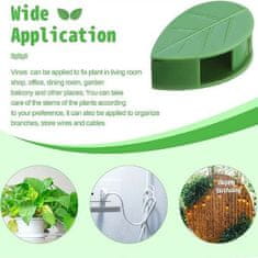 HOME & MARKER® Samolepiace klipy na popínavé rastliny v tvare listov (20 ks) | LEAFCLIP
