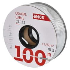 EMOS Koaxiálny kábel CB113, 100m