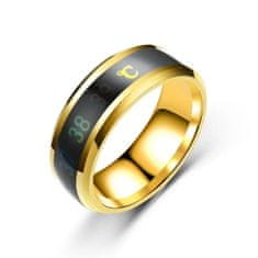 VivoVita Smart Ring – Prsteň na monitorovanie pohody, zlatá, 57 mm