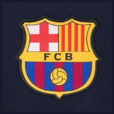 FAN SHOP SLOVAKIA Polo Tričko FC Barcelona, vyšitý znak, poly-bavlna, modrá | L