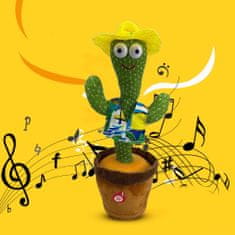 TopKing Spievajúci a tancujúci kaktus USB