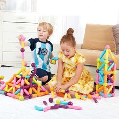 JOJOY® Magnetická stavebnica pre deti (sada 42 kusov) | SUPERBLOCK