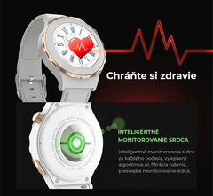 Bomba Dámske smart hodinky HW3 Mini V2 - bezdrôtové nabíjanie