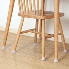 VIVVA® Flexibilné silikónové chrániče na nohy stoličiek a nábytku (sada 16 kusov) | LEGGIES