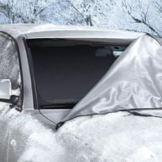 Netscroll Ponjava/pokrivalo pre čelné sklo: Ochrana pred námrazou, snehom a slnkom s magnetmi, univerzálna veľkosť, MagneticCarCover