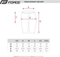 Force Simple Lady šortky - dámske, elastické, v páse, bez vložky, čierne - veľkosť L