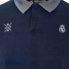 FAN SHOP SLOVAKIA Polo tričko Real Madrid FC, modré, bavlna | S