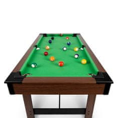 Neo-Sport Biliardový stôl 122 x 61 x 76 cm NS-807 tmavohnedý