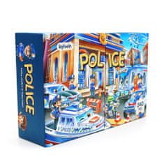 Aga4Kids Detské puzzle Polícia 254 dielov