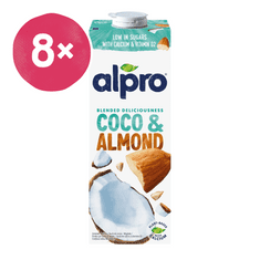 Kokosovo-mandľový nápoj 1l, 8 ks