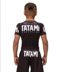 Tatami Fightwear Detský Rashguard TATAMI Raven s kratkým rukávom - čierny