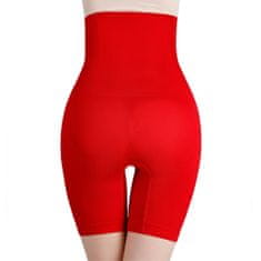 VivoVita Royal Shaper Pants - Kompresné nohavice s vysokým pásom, červená, 4XL/5XL