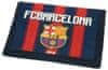 Peňaženka FC Barcelona, vínovo-modrá, 12x9 cm