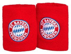 FAN SHOP SLOVAKIA Potítka FC Bayern Mníchov, červená, 2 ks