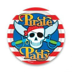 Amscan Papierové taniere Pirate Party