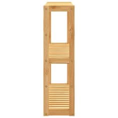 Vidaxl Kúpeľňová polica 3-poschodová nástenná 60x15x54 cm bambus
