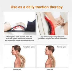 Netscroll Naťahovacia a masážna pomôcka, ktorá pomáha zmierniť svalové napätie a bolesť chrbta, BackStretch