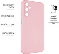 FIXED Zadný pogumovaný kryt Story pre Samsung Galaxy A15/A15 5G, ružový FIXST-1259-PK