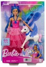Mattel Barbie Bábika 65. výročie zafírový okrídlený jednorožec HRR16