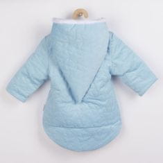 Andre Nicol Zimný dojčenský kabátik s čiapočkou Nicol Kids Winter modrý 56 (0-3m) Modrá