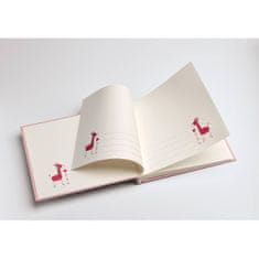 WALTHER fotoalbum Baby Animal Žirafa ružový 28x25 cm 50 bielych strán kniha